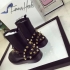 BALENCIAGA Embellished leather Chelsea boots